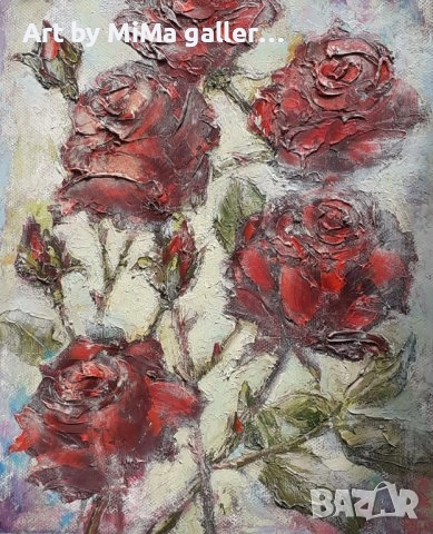 Различни картини: Цветя ваза букет, flower, flowers, painting - Мима / Art by MiMa, paintings, снимка 14 - Картини - 31909927