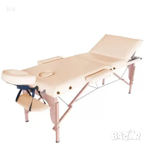 Трисекторни преносими кушетки - алуминиеви и дървени кушетки с широчина от 60 см и 70 см, снимка 5 - Кушетки - 47593381