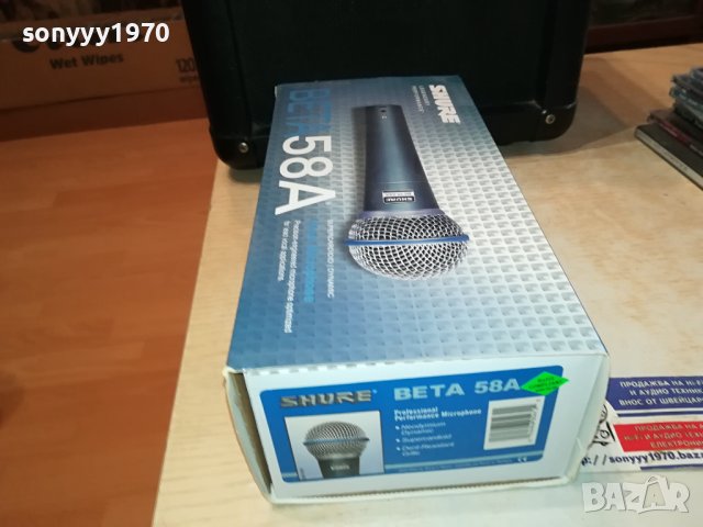 SHURE BETA 58A MICROPHONE 2711231814, снимка 8 - Микрофони - 43170162