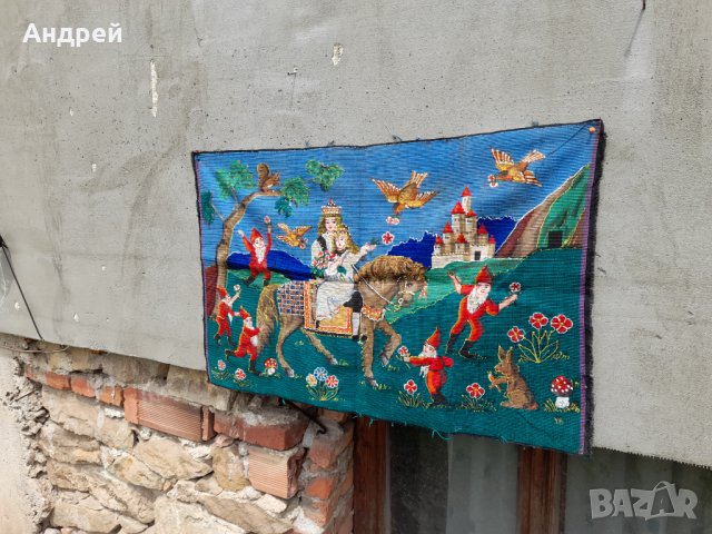 Старинен ковьор,покривка за стена #102, снимка 5 - Антикварни и старинни предмети - 36751909