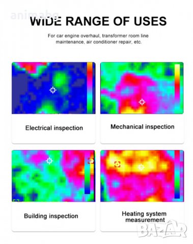 Инфрачервена термовизионна камера, Noyafa, NF-521, 2000 пиксела, NF-521, Micro SD, Червена/Черна, снимка 12 - Друга електроника - 36879987