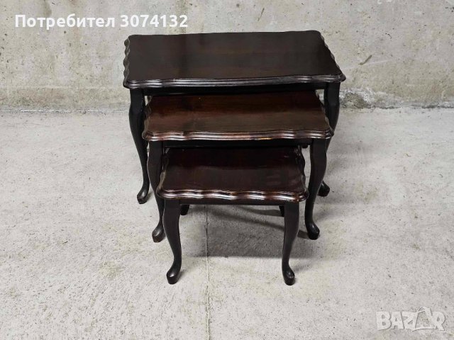 Масички тип 3в1 в стил Луи 15, снимка 3 - Маси - 43242829