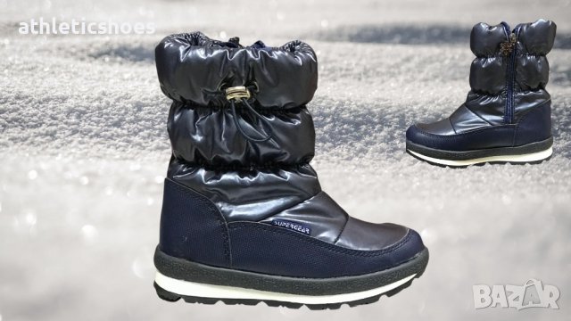 Детски апрески в синьо и черно -1090, снимка 3 - Бебешки боти и ботуши - 38402773