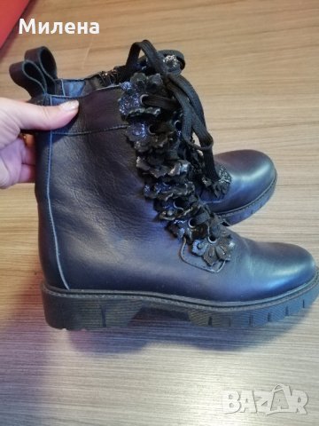 Боти естествена кожа нови , снимка 2 - Дамски боти - 35537046