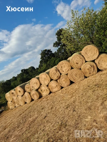 Продавам сено и грах на зелено с зърното, снимка 1