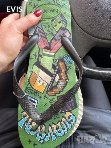 Чехли Майн Крафт оригинални-45/46, снимка 2 - Мъжки чехли - 49935882