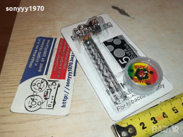 ЛУЛА С МЕЛАЧКА-СТЪКЛО ЧЕРЕП МЕЛАЧКА 1901241558, снимка 18 - Лули - 43883021