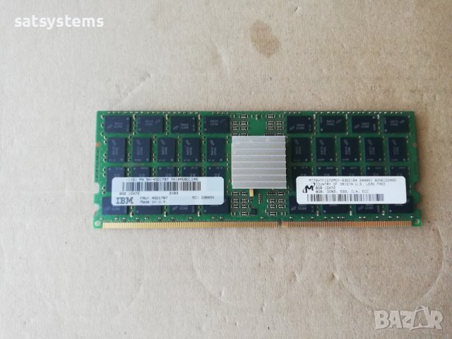 Ново!РАМ Памет IBM 1GX72,Kit 12x8GB DDR2-533 POWER6 Registered ECC, снимка 1 - RAM памет - 37434165