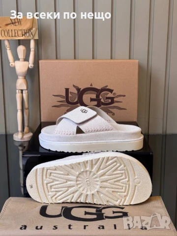 UGG Дамски Бели Чехли ЮДЖИДЖИ Код E717