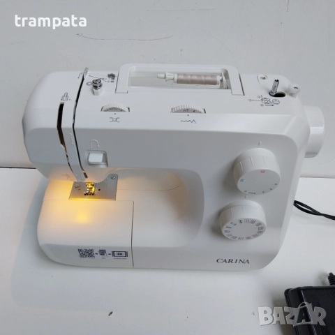 НАЙ ДОБРАТА ОФЕРТА Шевна машина CARINA + Транспортен куфар/чанта , снимка 3 - Шевни машини - 52675159