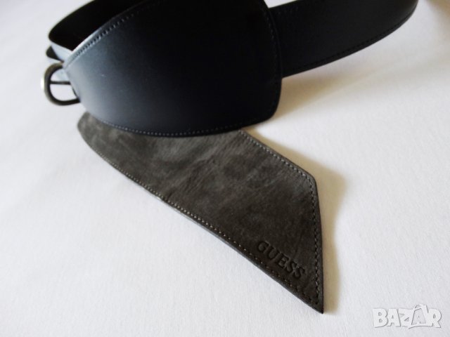 GUESS Made in Italy Leather Belt Дамски Колан Естествена Кожа M (90), снимка 8 - Колани - 26747483