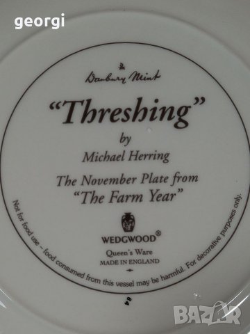 Декоративна порцеланова чиния , снимка 11 - Декорация за дома - 35420069