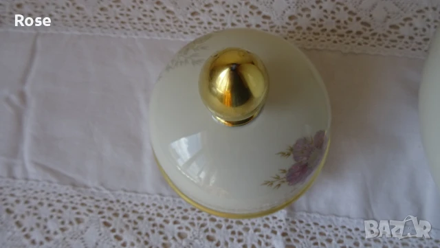 Голям винтидж джинджифилов буркан, ваза с капак-PRM Jaeger , снимка 12 - Вази - 51170226