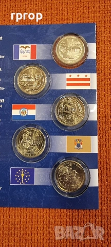 САЩ. ¼ долари . Американски национални паркове . 2010 - 2017 г. UNC. , снимка 4 - Нумизматика и бонистика - 53291270