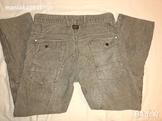 G- Star Raw Denim W33/L34  мъжки кадифени джинси, снимка 4 - Дънки - 47755191