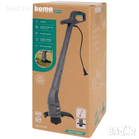 FERM GTM1006 Електрически тример за трева, снимка 3 - Градинска техника - 49619073