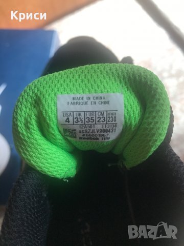 Детски маратонки Reebok , снимка 4 - Детски маратонки - 37062014