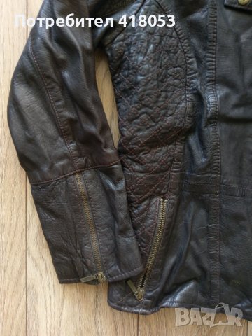 Дамско кожено яко Next Leather , снимка 4 - Якета - 37416973