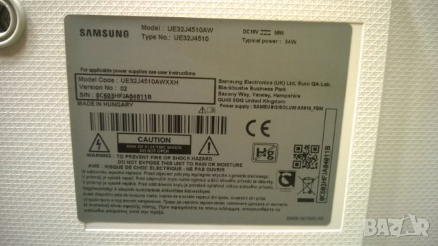 SAMSUNG-UE32J4510AW, снимка 3 - Телевизори - 26406938