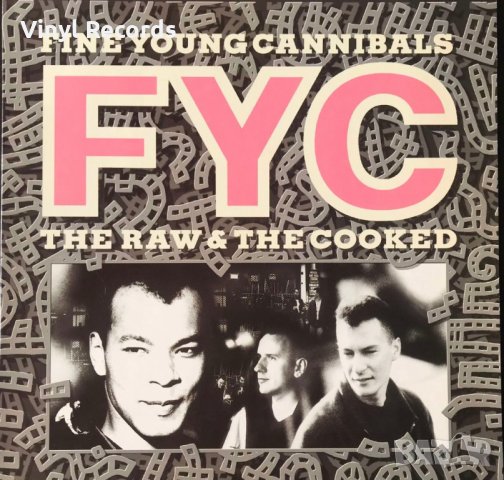 Грамофонна плоча Fine Young Cannibals ‎– The Raw & The Cooked, снимка 1 - Грамофонни плочи - 29004122