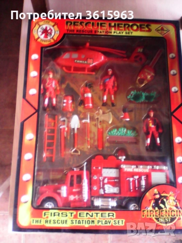 Спасителен отряд, снимка 3 - Фигурки - 52822419