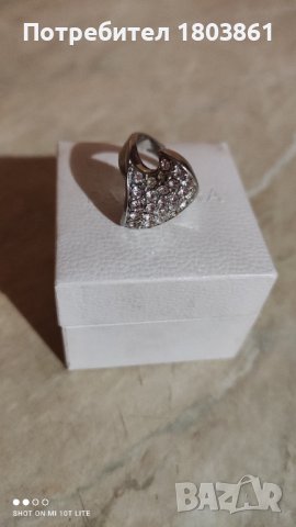 Красив дамски масивен пръстен с камъчета, снимка 4 - Пръстени - 38832581