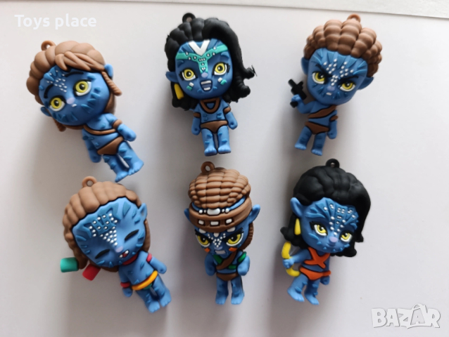 Лот 6 броя фигурки Аватар Avatar Нови, снимка 4 - Фигурки - 53594220