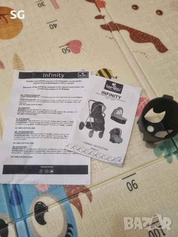 Количка за бебе Lorelli Infiniti 3в1, снимка 12 - Детски колички - 50784340