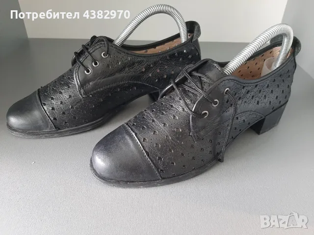 Дамски обувки от естествена кожа 