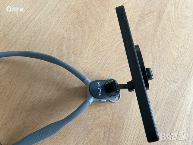 TELESIN Магнитна стойка/ маунт за врат за телефони/ neck mount за POV/Vlog video, снимка 2 - Селфи стикове, аксесоари - 53559372