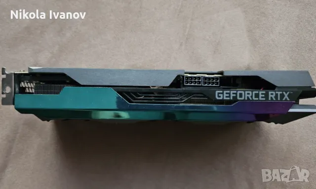 RTX 3080 10GB GDDR6X Zotac AMP HoloBack Geforce видеокарта gpu, снимка 8 - Видеокарти - 48619423