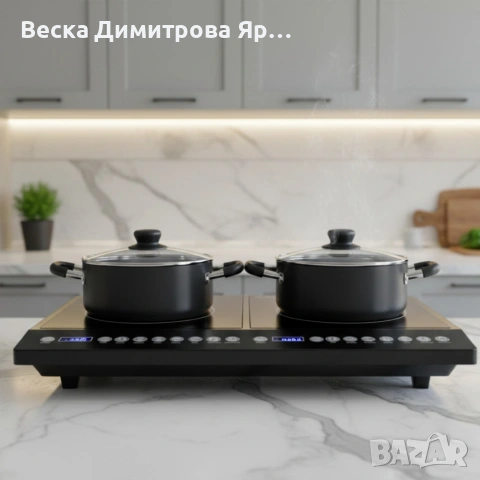 Двоен индукционен котлон Home Star HS-IND2002, снимка 3 - Котлони - 53012467