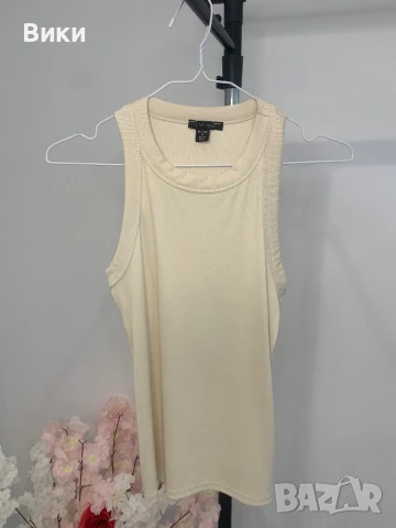 Дамски потник в бежово в размер М, подходящ е и за S, снимка 7 - Потници - 50663546