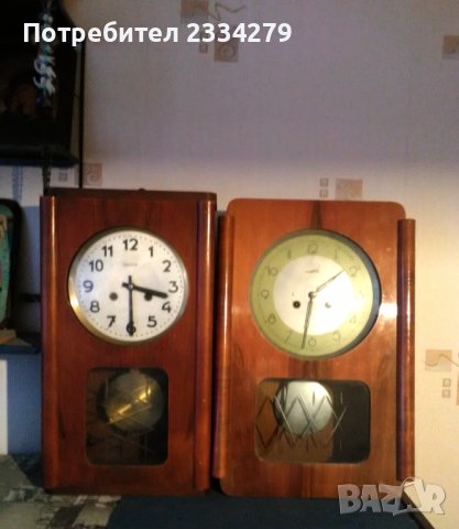 Стенни часовници,,Metron" механични с гонг., снимка 7 - Антикварни и старинни предмети - 40613609