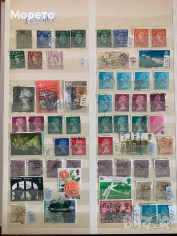 Лот стари марки Великобритания и Ейре-1922 до 1988 г