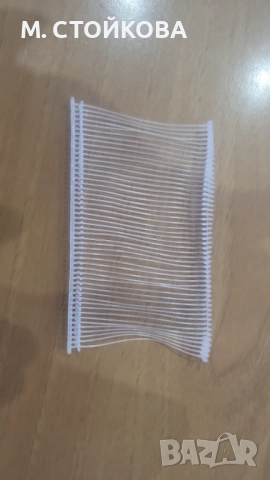 Пластмасови стрелички за поставяне на картонени етикети - 5 000 бр. в една кутия - 50 мм., снимка 2 - Друго търговско оборудване - 39468000