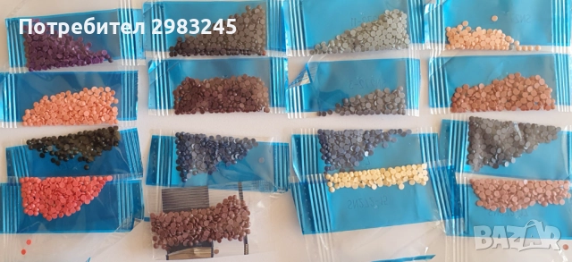 Комплект кръгли мъниста за диамантени гоблени 