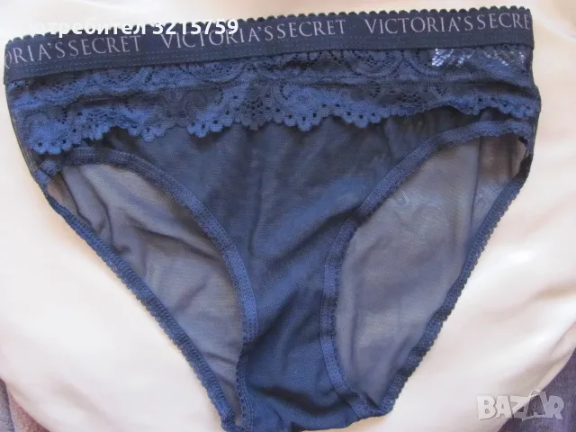 Нов к-т сутиен и бикини VICTORIA'S SECRET ,р-р.80/М, черни, снимка 4 - Бельо - 49139615