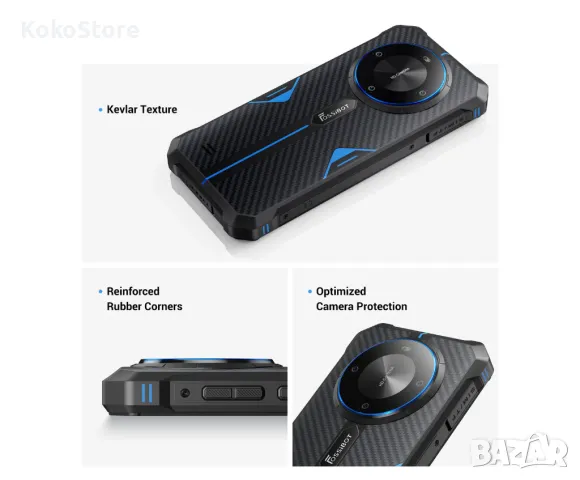 НОВ Противоударен и водоустойчив телефон, снимка 6 - Телефони с две сим карти - 48325481