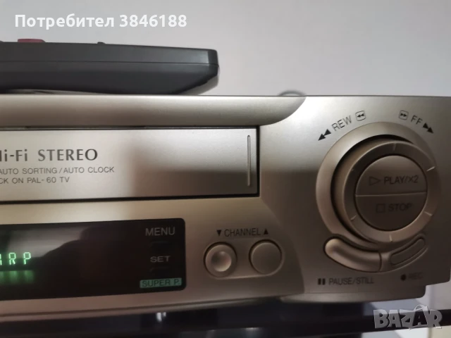 SHARP VC-MH71 - VHS VCR 4HEAD - HiFi STEREO - NTSC PLAYBACK , снимка 4 - Плейъри, домашно кино, прожектори - 50585698