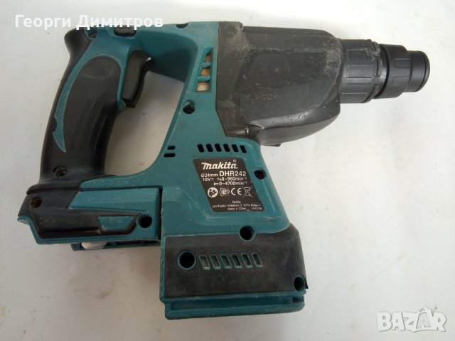 акумулаторен безчетков перфоратор три функции Makita DHR242, 18V, 2.0 J, снимка 6 - Перфоратори - 39728627