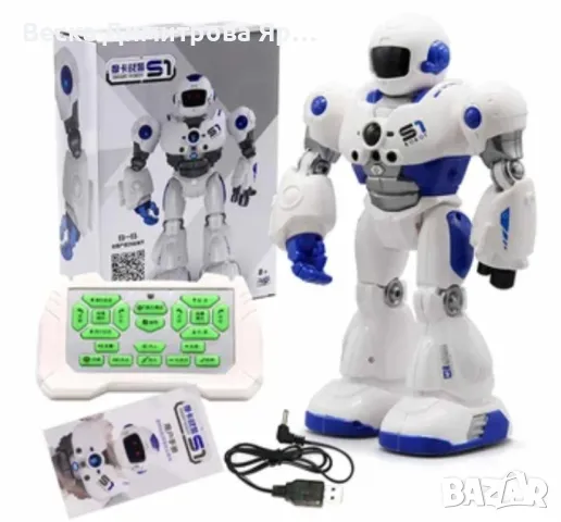 Интелигентен робот Mocha Cops S1 с дистанционно управление WJ10, снимка 8 - Друга електроника - 47726741