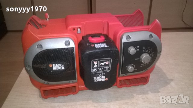 black & decker profi radio+батерия-внос швеицария, снимка 3 - Радиокасетофони, транзистори - 26414323