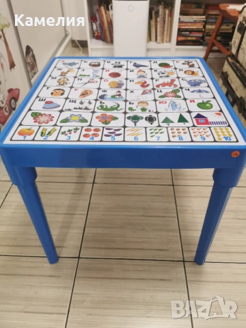 Детска маса син цвят, снимка 3 - Други - 53188166
