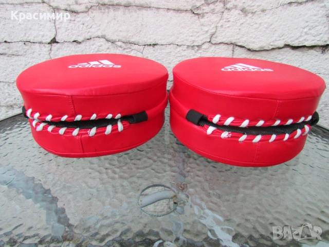 Двулицеви лапи за бокс Adidas, снимка 4 - Бокс - 53080085