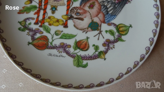 Декоративни чинии за стена м.ноември и м.декември, снимка 4 - Други - 52283089