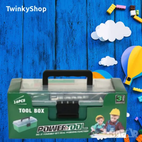 Детски куфар с инструменти, 16 или 25 части, снимка 4 - Други - 48388805