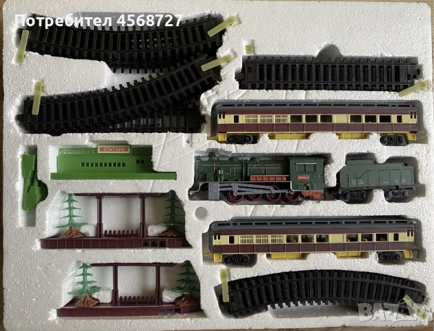 Влакова композиция с аксесоари, снимка 2 - Конструктори - 52462416