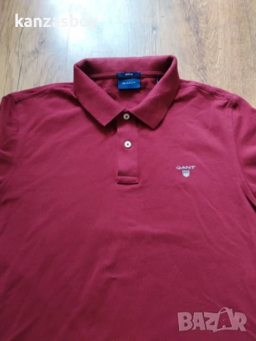 gant - страхотна мъжка тениска L, снимка 3 - Тениски - 50629664