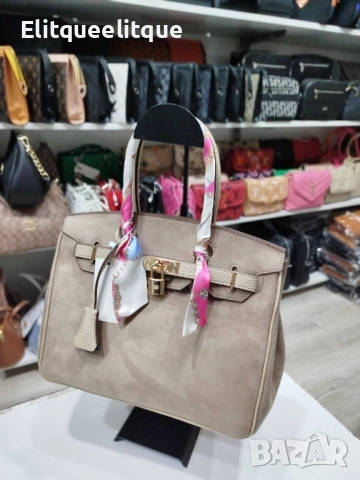 велурени чанти hermes, снимка 7 - Чанти - 52415745